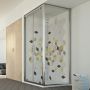 Box Doccia 75x80 AP. 80 CM H198 trasparente mod. Cristal Duo 2 Ante
