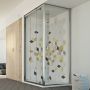 Box Doccia 75x80 AP. 80 CM H198 trasparente mod. Cristal Duo 2 Ante