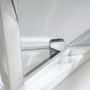 Box Doccia 3 lati 90x130x90 CM H198 trasparente mod. Cristal Trio 2 Ante