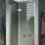 Porta Doccia 70CM H190 Vetro Trasparente con Easy-Clean mod. Flip Anta + Profilo