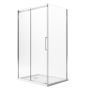 Box Doccia 80x150CM H200 Vetro Trasparente 8mm Versione Sinistra con EasyClean mod. Prime Duo 1 Anta