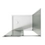 Box Doccia 80x150CM H200 Vetro Trasparente 8mm Versione Sinistra con EasyClean mod. Prime Duo 1 Anta