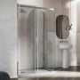 Box Doccia 80x150CM H200 Vetro Trasparente 8mm Versione Sinistra con EasyClean mod. Prime Duo 1 Anta