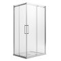 Box Doccia Rettangolare 100x110CM H200 Vetro Trasparente 8mm Destra con EasyClean mod. Prime Corner