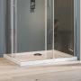 Box Doccia Rettangolare 100x110CM H200 Vetro Trasparente 8mm Destra con EasyClean mod. Prime Corner