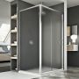 Box Doccia 80x140 CM H185 stampato C mod. Replay Duo 1 Anta