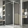 Box Doccia 70x90 AP. 90 CM H185 trasparente mod. Sintesi Duo 1 Anta