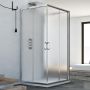 Box Doccia 3 lati 70x70x70 CM H185 stampato C mod. Junior Trio