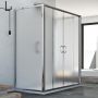 Box Doccia 3 lati 75x160x75 CM H185 stampato C mod. Replay Trio 2 Ante