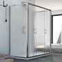 Box Doccia 3 lati 75x160x75 CM H185 stampato C mod. Replay Trio 2 Ante