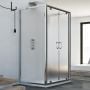 Box Doccia 3 lati 70x100x70 CM H185 stampato C mod. Sintesi Trio 2 Ante