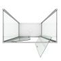 Box Doccia 3 lati 70x100x70 CM H185 stampato C mod. Sintesi Trio 2 Ante