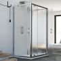 Box Doccia 3 lati 75x110x75 CM H185 stampato C mod. Sintesi Trio 2 Ante