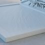 Piatto Doccia Slim 70x70x4 cm Quadrato Acrilico Bordato Bianco Effetto Pietra mod. Flower