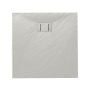 Piatto Doccia 80x80x2,6 CM Quadrato Bianco Effetto Pietra mod. Blend