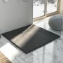 Piatto Doccia 80x80x2,6 CM Quadrato Bianco Effetto Pietra mod. Blend