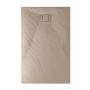 Piatto Doccia 80x140x2,6 CM Rettangolare Tortora Effetto Pietra mod. Blend