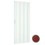 Porta a soffietto da interno in kit in PVC Mogano 82x220 cm mod. Simona