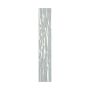 Porta a soffietto da interno in kit con vetri in PVC Noce 82x220 cm mod. Sonia
