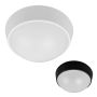 Plafoniera tonda led da parete e soffitto colore bianco o nero mod. Oviedo