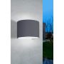 Applique led da parete a doppio fascio colore antracite mod. Marbella round