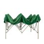 Gazebo richiudibile pieghevole 3 X 3 Verde ricoperto in PVC impermeabile