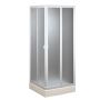 Box doccia 80x120 CM in Acrilico mod.Venere con apertura centrale