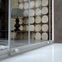 Box Doccia 80x170 CM H 200 Vetro Trasparente Profilo Bianco mod. Glax 1 Anta
