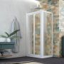 Box doccia saloon 90x105 AP. 105 CM H 190 in Acrilico mod. Delta Duo