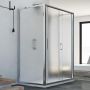 Box Doccia 3 lati 70x140x70 CM H185 stampato C mod. Replay Trio 1 Anta