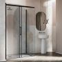 Box Doccia 70x150 CM 198 CM Vetro Trasparente 8 MM Versione Sinistra con EasyClean mod. Prime Bla Duo 1 Anta