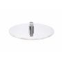 Soffione Doccia Tondo Cromo in Acciaio Inox 18/10 ss Aisi 304 Ø 20 Mod. Seven Round