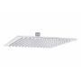 Soffione Doccia Quadrato Cromo in Acciaio Inox 18/10 ss Aisi 304 20x20 Mod. Seven Square