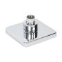 Soffione Doccia square jet Cromo in ABS Mod. Take care