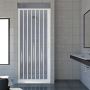Porta doccia 140 CM in PVC mod. Vergine con apertura laterale