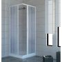Box doccia 90x100 in PVC mod. Acquario con apertura centrale