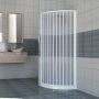 Box doccia 90x90 in PVC mod. Scorpione con apertura laterale