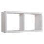 Mensola da parete 2 scomparti colore Rovere imperiale 70x30 cm mod. Morgana Maxi