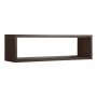 Mensola da parete rettangolare colore Wenge' 60x17 cm mod. Regolo