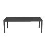 Tavolo estensibile in Alluminio Antracite 160/220x90 cm 76 cm mod. Boston