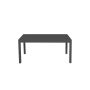 Tavolo estensibile in Alluminio Antracite 160/220x90 cm 76 cm mod. Boston