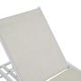 Lettino in Alluminio Bianco 195x55 cm 31 cm mod. Cleveland