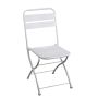 Sedia pieghevole in Metallo Bianco 42x50 cm 85 cm mod. Rovigo