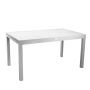 Tavolo estensibile in Alluminio Bianco 150/210x90 cm 73 cm mod. Sullivan