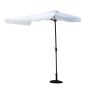Ombrellone da balcone decentrato in Alluminio Bianco 2,3x1x3 metri  mod. Elmira