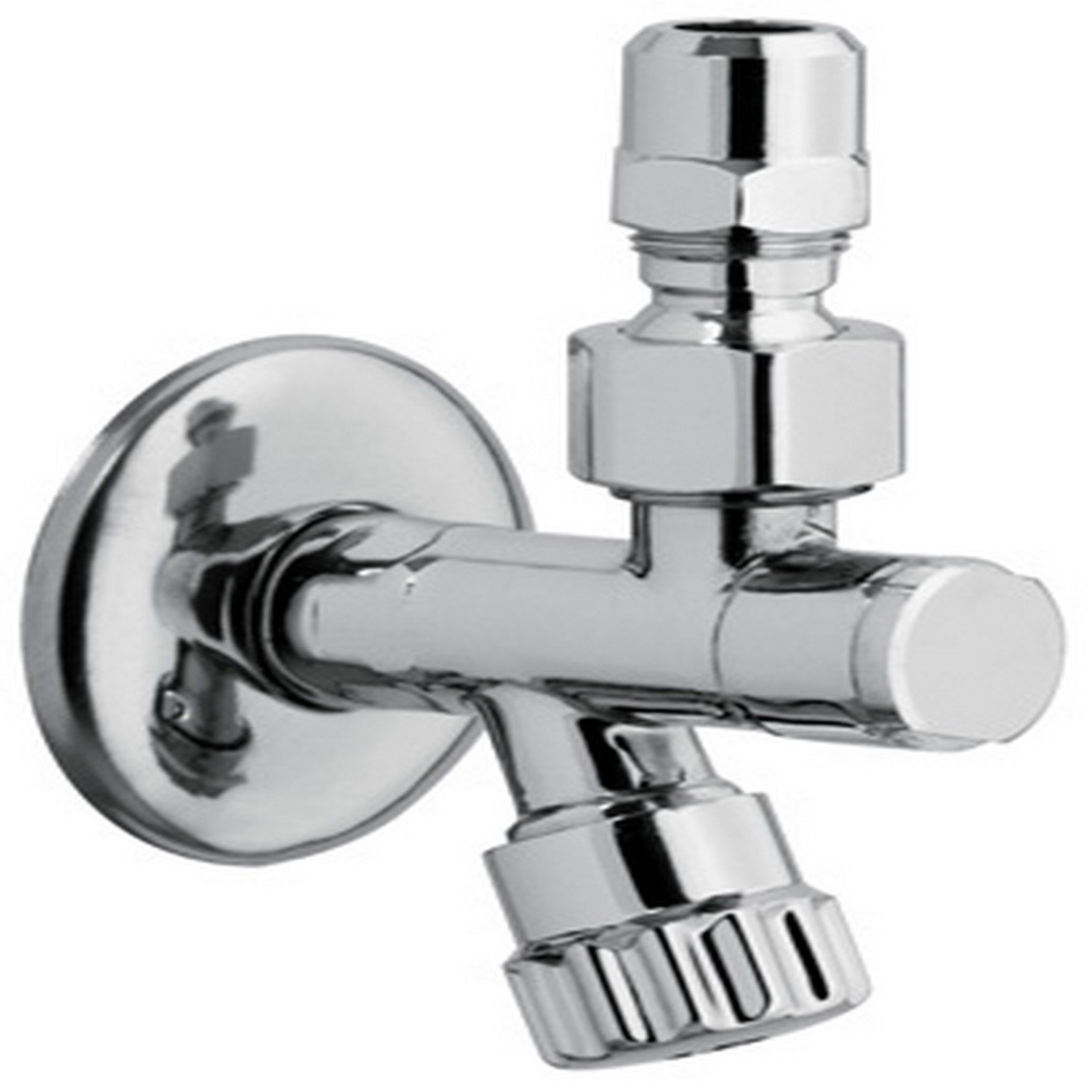 Image of Rubinetto sottolavabo a vitone Cromo mod. Ares