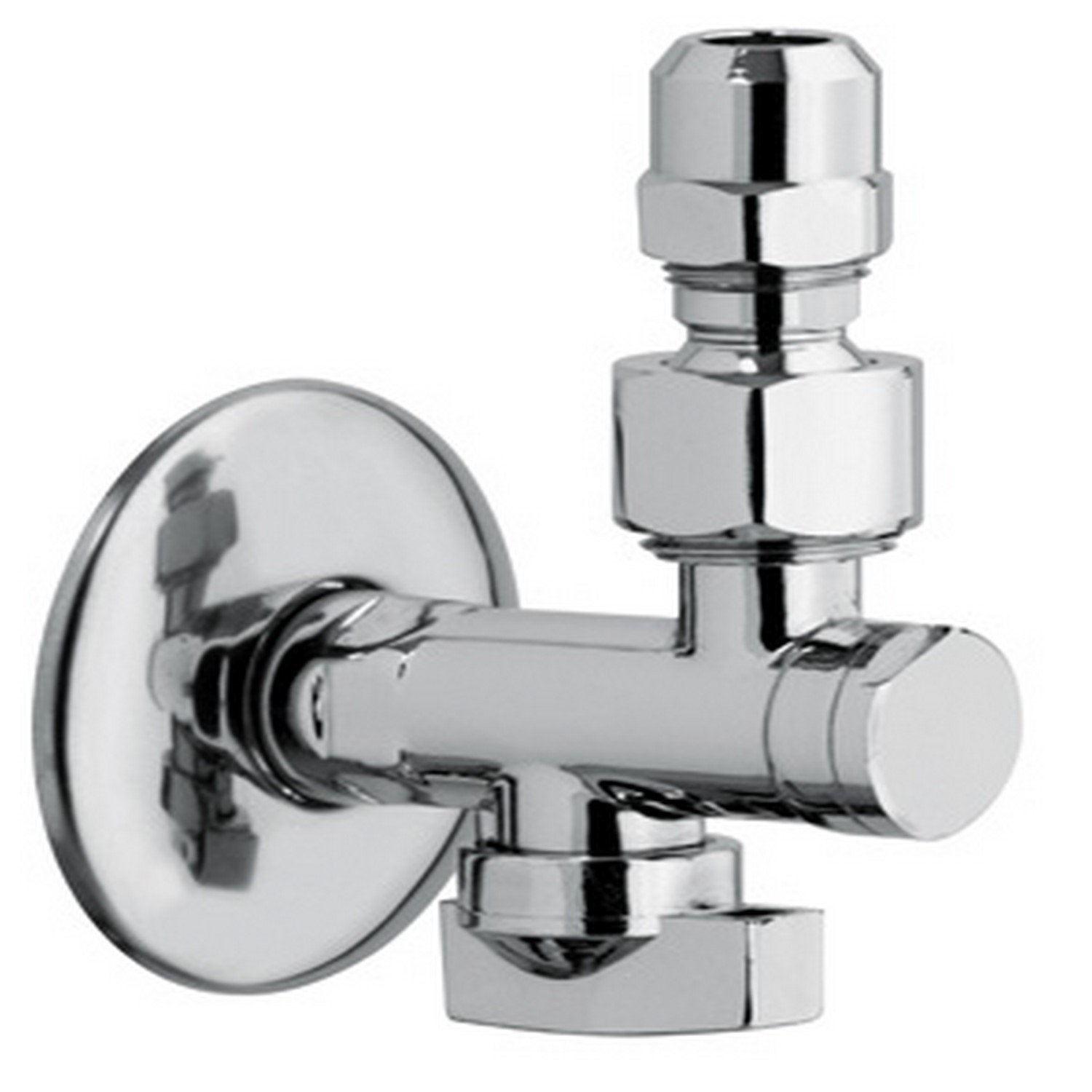 Image of Rubinetto sottolavabo a sfera Cromo mod. Ares